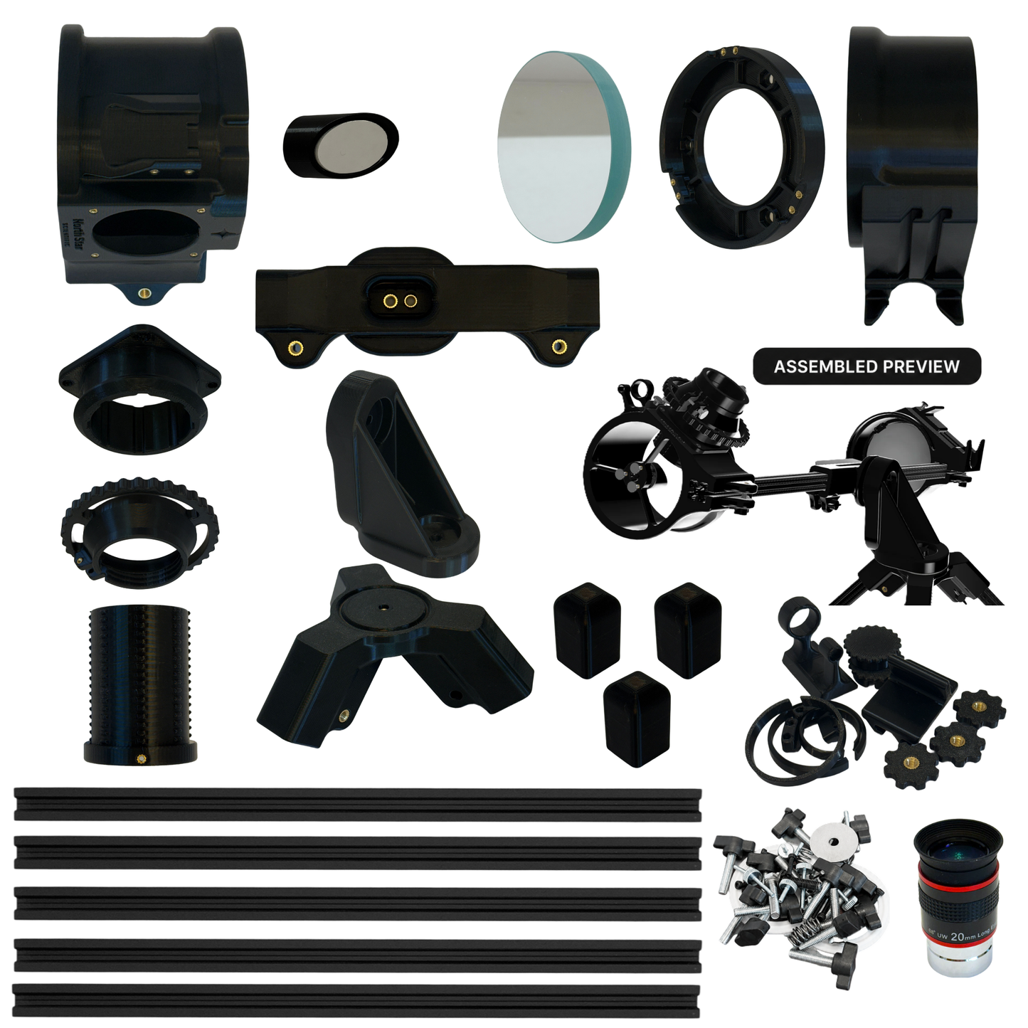 Travel Telescope 114 Build Kit