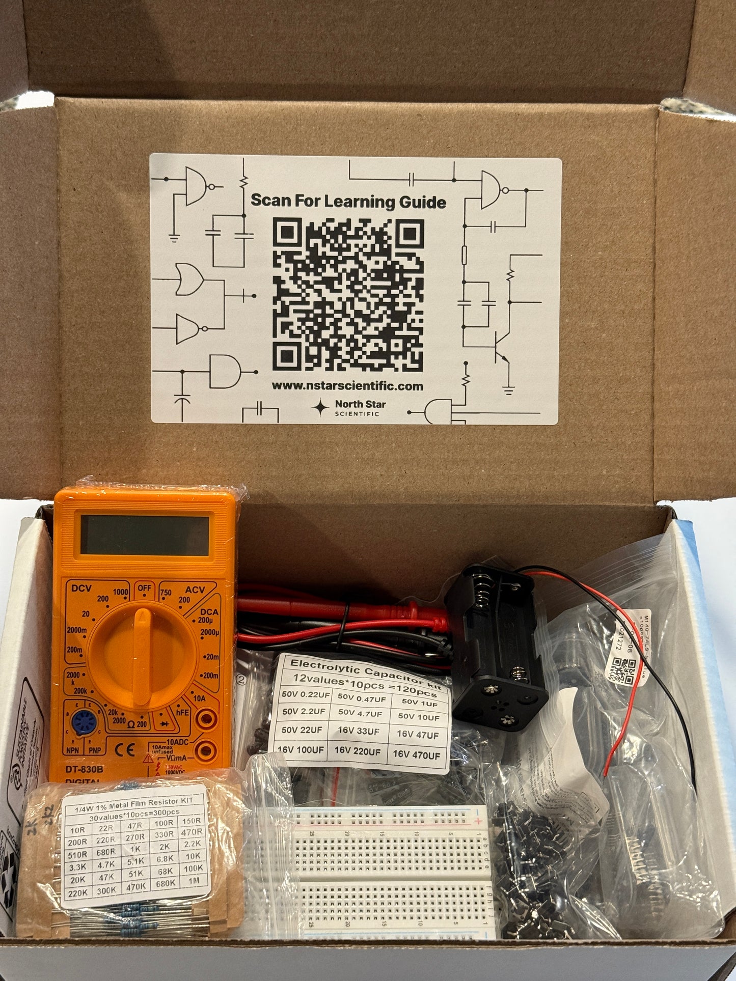 Breadboard Electronics Learning Kit