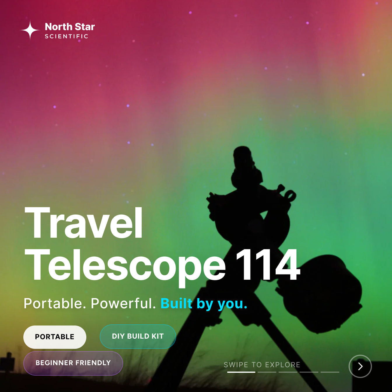 Travel Telescope 114 Build Kit