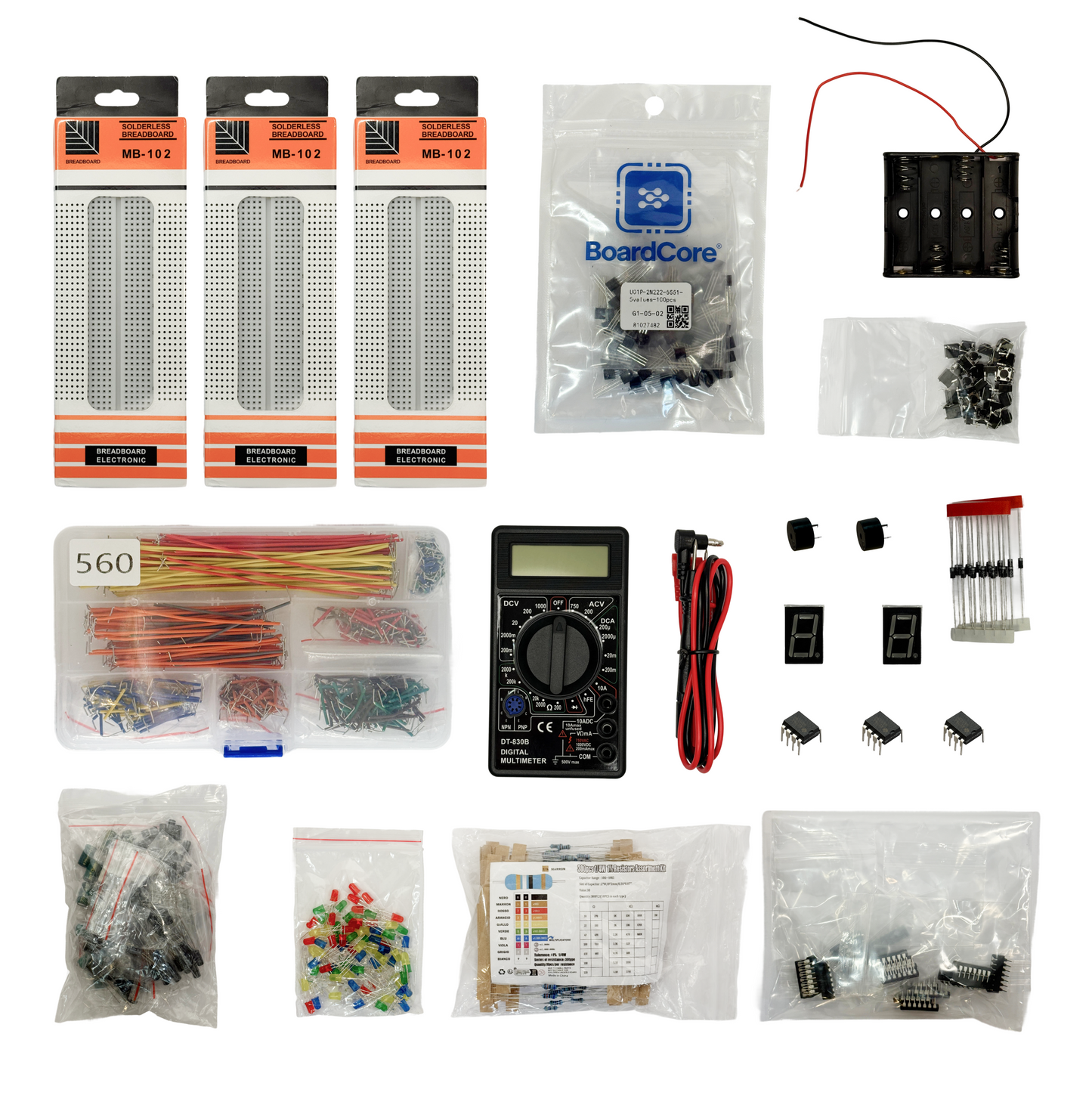 Breadboard Electronics Learning Kit