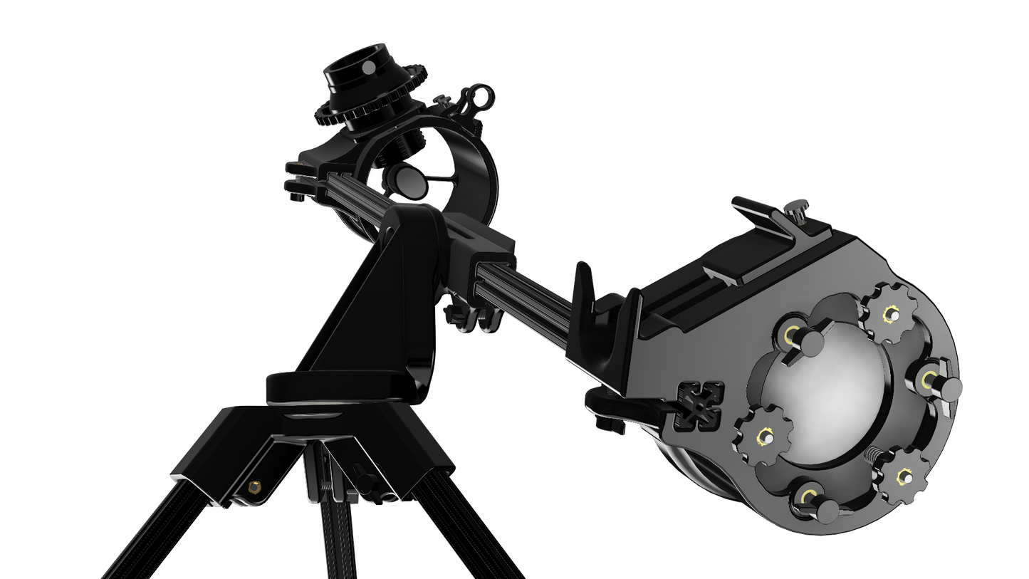 900/114mm Travel Telescope render on a white background