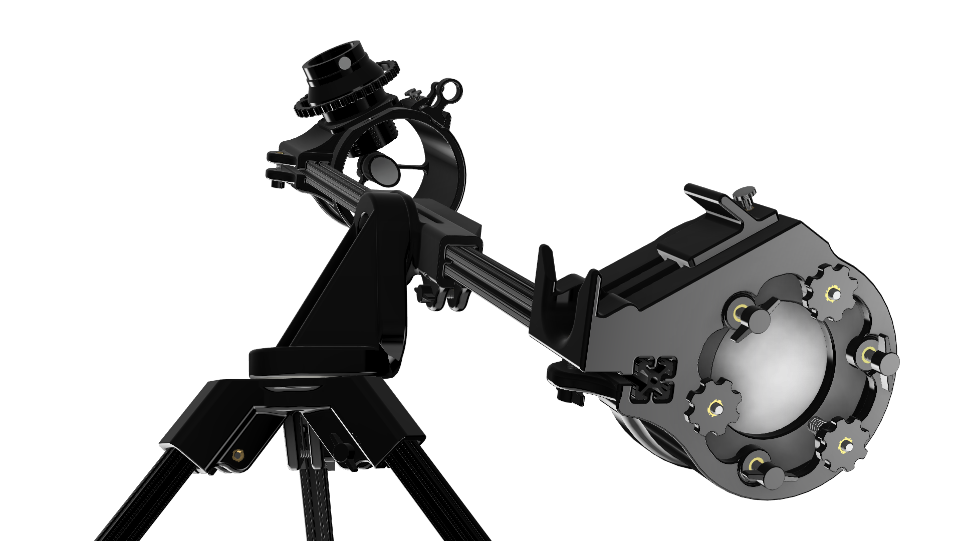 900/114mm Travel Telescope render on a white background