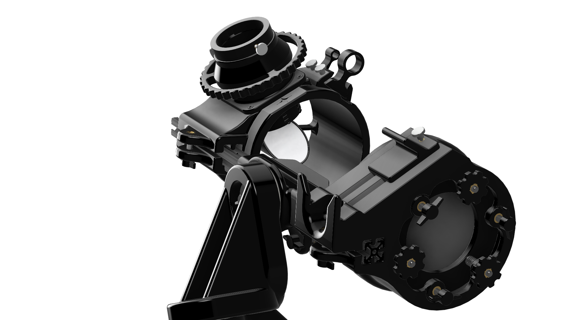 Travel Telescope 114/450mm render with white background